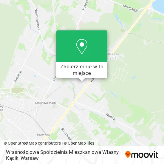 Mapa Własnościowa Spółdzielnia Mieszkaniowa Własny Kącik