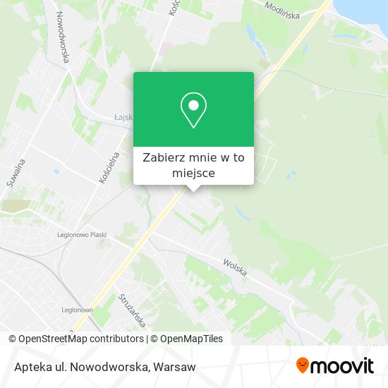 Mapa Apteka ul. Nowodworska