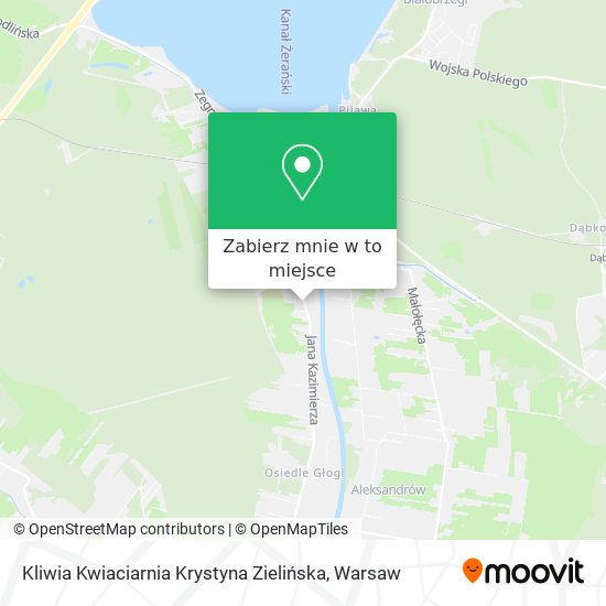 Mapa Kliwia Kwiaciarnia Krystyna Zielińska