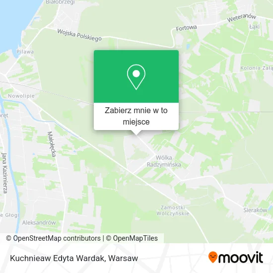 Mapa Kuchnieaw Edyta Wardak