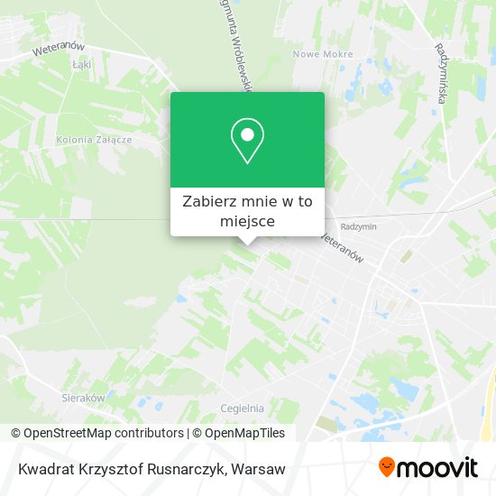 Mapa Kwadrat Krzysztof Rusnarczyk