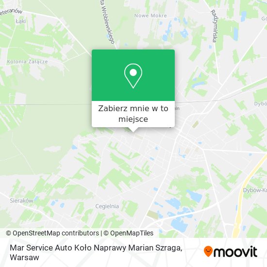 Mapa Mar Service Auto Koło Naprawy Marian Szraga