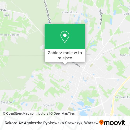 Mapa Rekord Az Agnieszka Rybkowska-Szewczyk