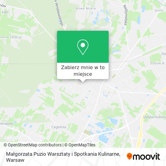 Mapa Małgorzata Puzio Warsztaty i Spotkania Kulinarne