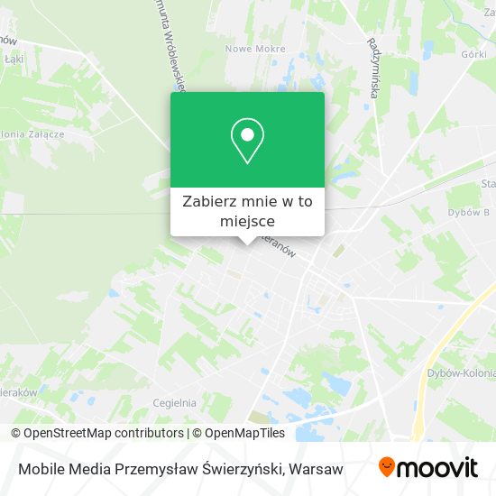 Mapa Mobile Media Przemysław Świerzyński