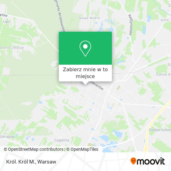 Mapa Król. Król M.