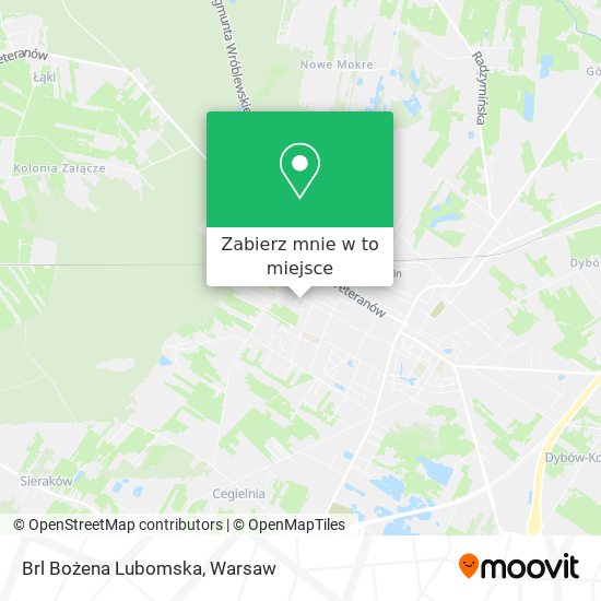 Mapa Brl Bożena Lubomska