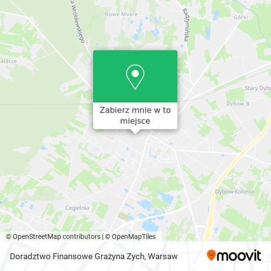 Mapa Doradztwo Finansowe Grażyna Zych