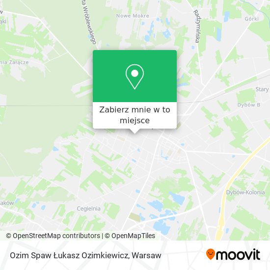 Mapa Ozim Spaw Łukasz Ozimkiewicz