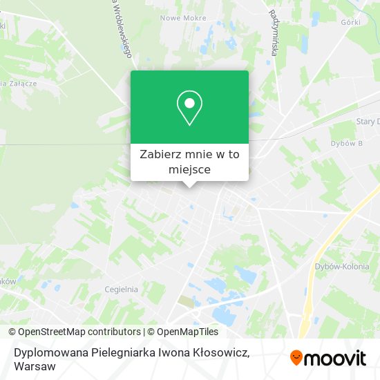 Mapa Dyplomowana Pielegniarka Iwona Kłosowicz