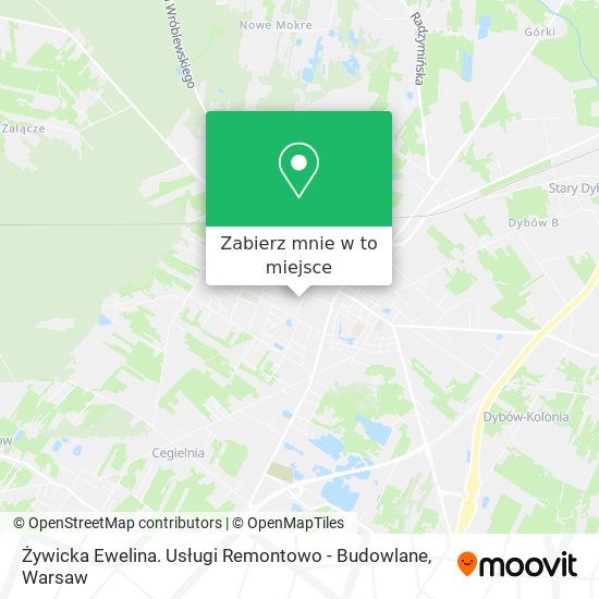 Mapa Żywicka Ewelina. Usługi Remontowo - Budowlane