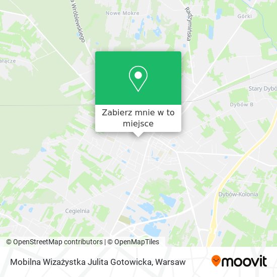 Mapa Mobilna Wizażystka Julita Gotowicka