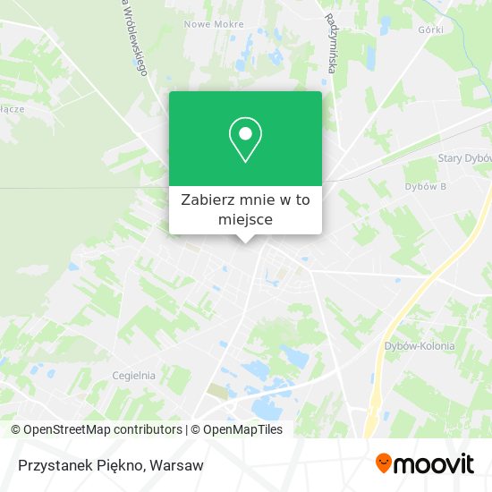 Mapa Przystanek Piękno