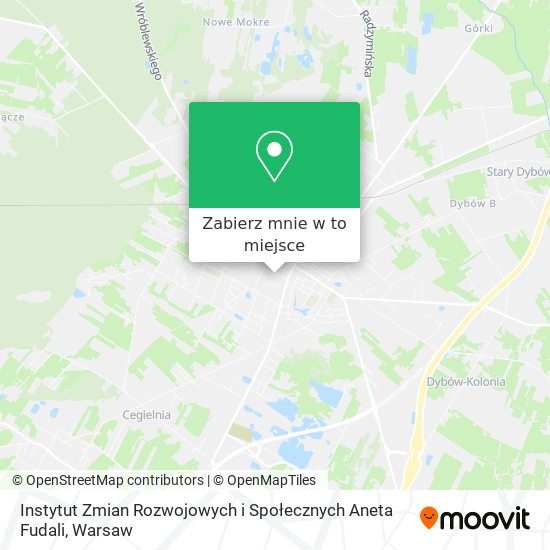 Mapa Instytut Zmian Rozwojowych i Społecznych Aneta Fudali