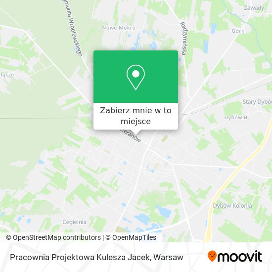 Mapa Pracownia Projektowa Kulesza Jacek