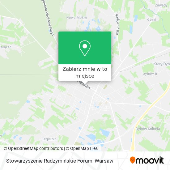 Mapa Stowarzyszenie Radzymińskie Forum