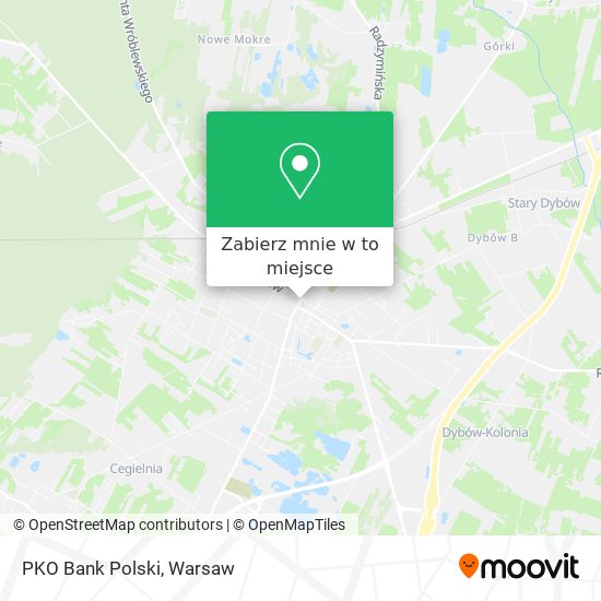 Mapa PKO Bank Polski