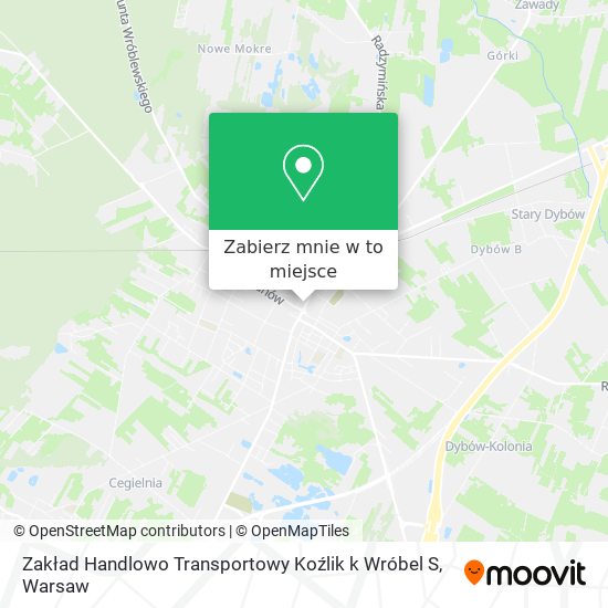 Mapa Zakład Handlowo Transportowy Koźlik k Wróbel S