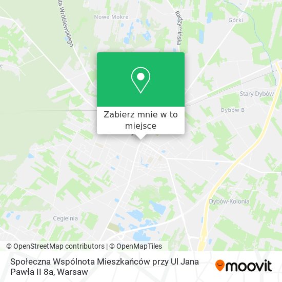 Mapa Społeczna Wspólnota Mieszkańców przy Ul Jana Pawła II 8a