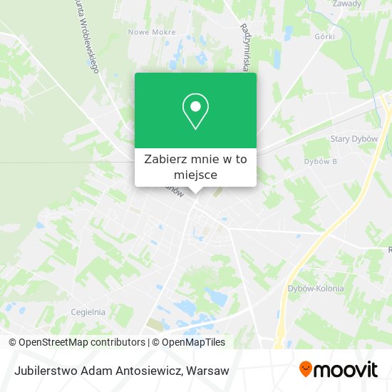 Mapa Jubilerstwo Adam Antosiewicz