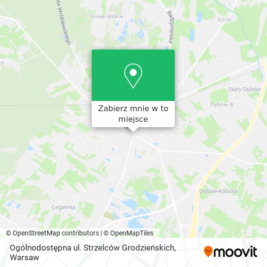 Mapa Ogólnodostępna ul. Strzelców Grodzieńskich