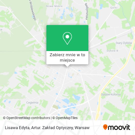 Mapa Lisawa Edyta, Artur. Zakład Optyczny