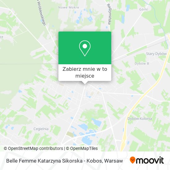 Mapa Belle Femme Katarzyna Sikorska - Kobos