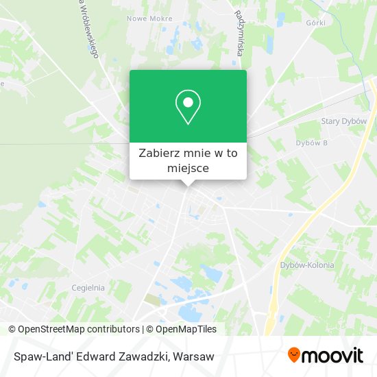 Mapa Spaw-Land' Edward Zawadzki