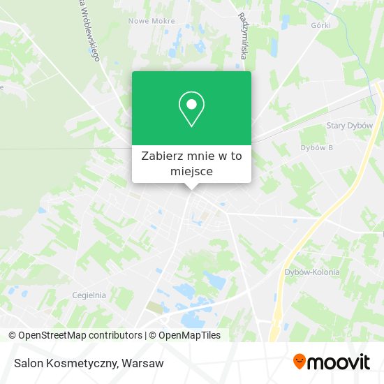 Mapa Salon Kosmetyczny