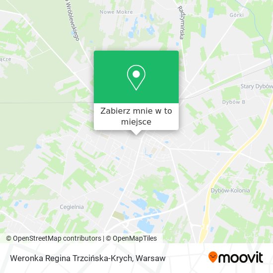 Mapa Weronka Regina Trzcińska-Krych