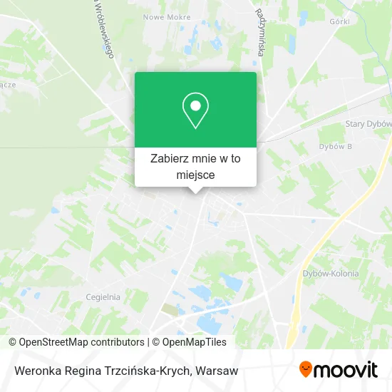 Mapa Weronka Regina Trzcińska-Krych