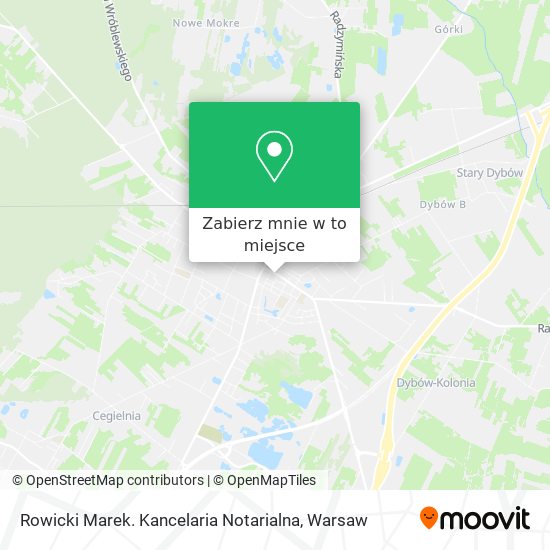 Mapa Rowicki Marek. Kancelaria Notarialna