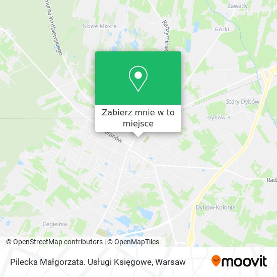 Mapa Pilecka Małgorzata. Usługi Księgowe