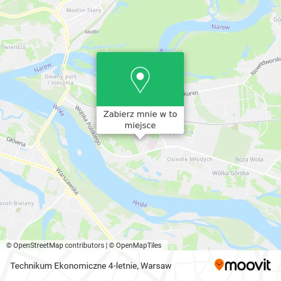 Mapa Technikum Ekonomiczne 4-letnie