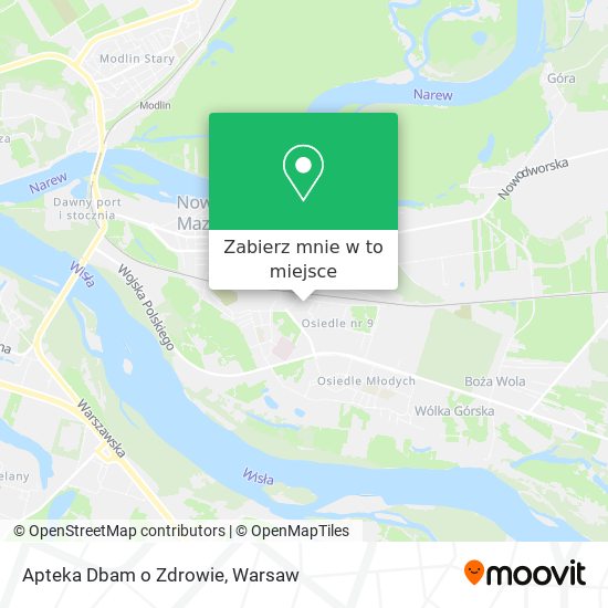 Mapa Apteka Dbam o Zdrowie