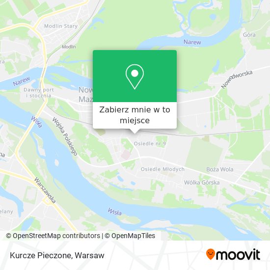 Mapa Kurcze Pieczone