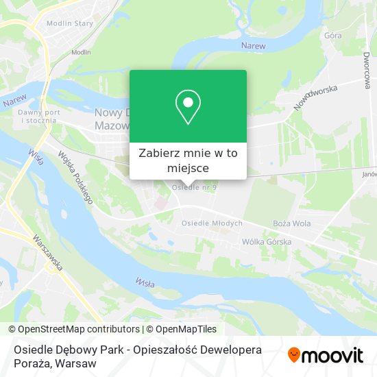 Mapa Osiedle Dębowy Park - Opieszałość Dewelopera Poraża