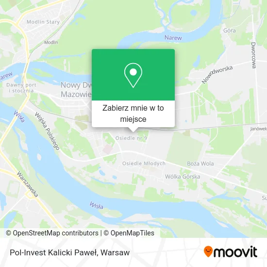 Mapa Pol-Invest Kalicki Paweł