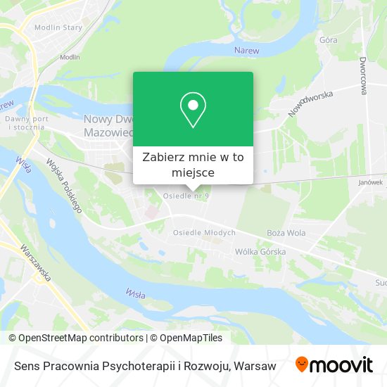 Mapa Sens Pracownia Psychoterapii i Rozwoju