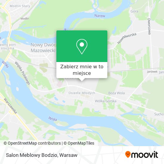 Mapa Salon Meblowy Bodzio