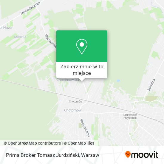 Mapa Prima Broker Tomasz Jurdziński