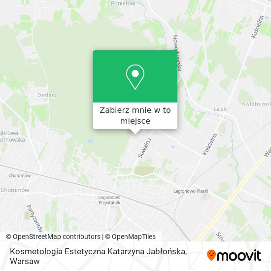 Mapa Kosmetologia Estetyczna Katarzyna Jabłońska