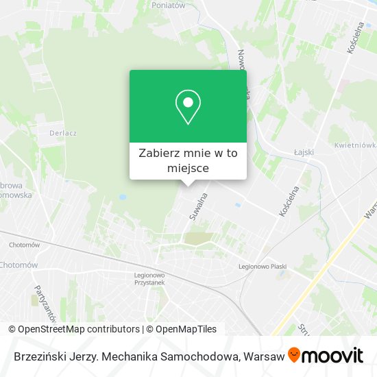 Mapa Brzeziński Jerzy. Mechanika Samochodowa