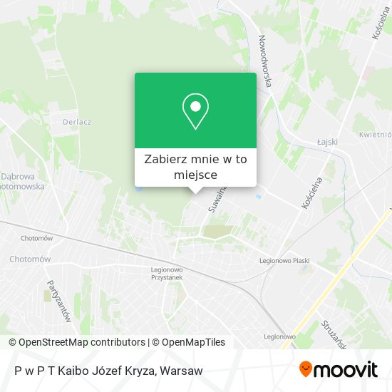 Mapa P w P T Kaibo Józef Kryza