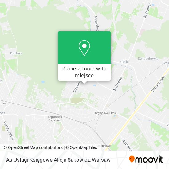 Mapa As Usługi Księgowe Alicja Sakowicz