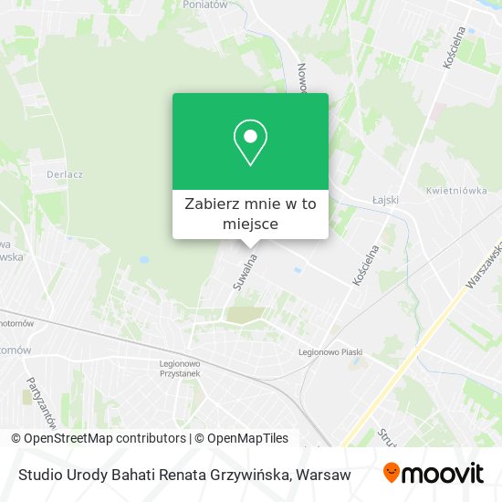 Mapa Studio Urody Bahati Renata Grzywińska