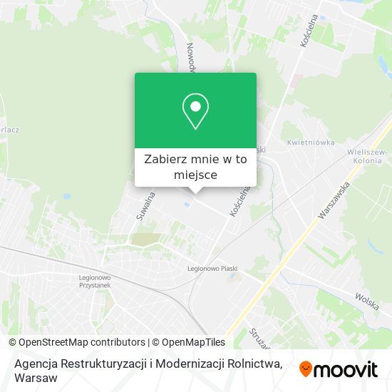 Mapa Agencja Restrukturyzacji i Modernizacji Rolnictwa