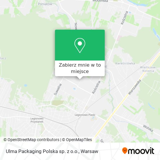 Mapa Ulma Packaging Polska sp. z o.o.