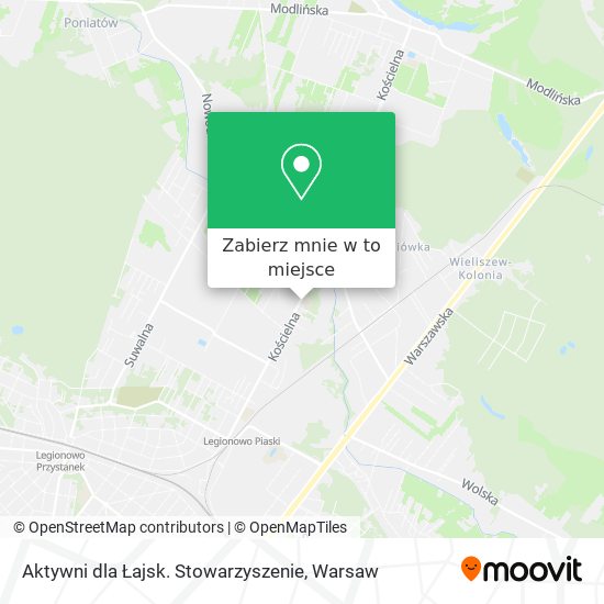 Mapa Aktywni dla Łajsk. Stowarzyszenie