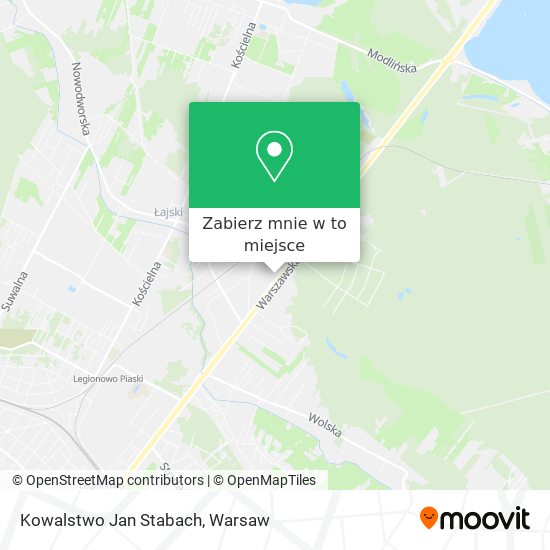 Mapa Kowalstwo Jan Stabach